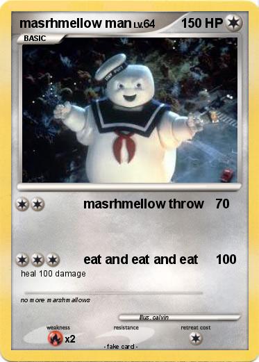 Pokemon masrhmellow man