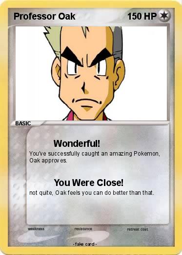 Pokemon Professor Oak