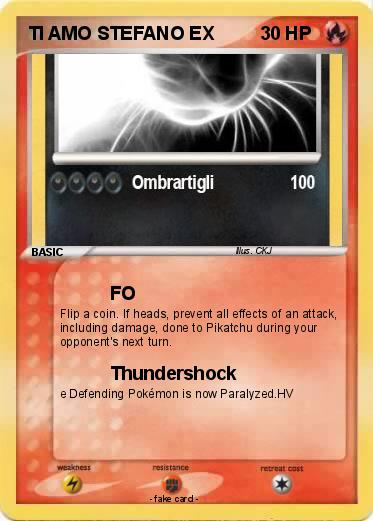 Pokemon TI AMO STEFANO EX