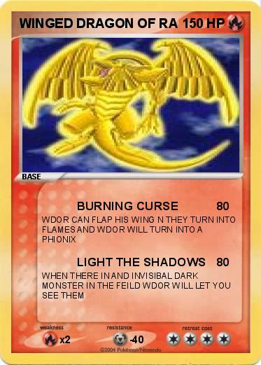 Pokemon WINGED DRAGON OF RA