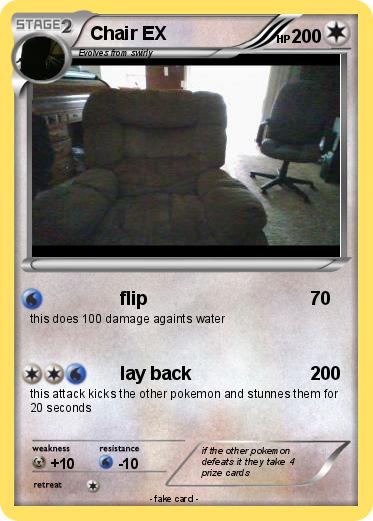 Pokemon Chair EX