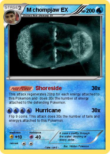 Pokemon M chompjaw EX