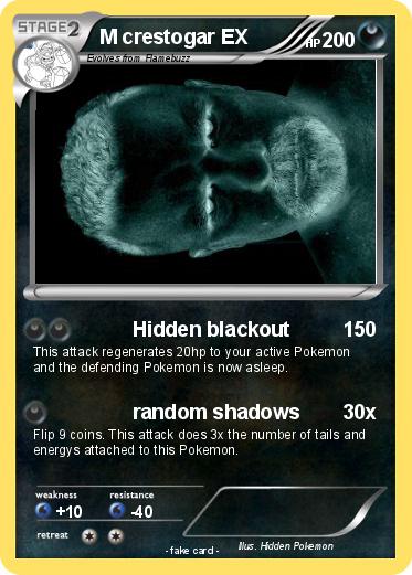 Pokemon M crestogar EX