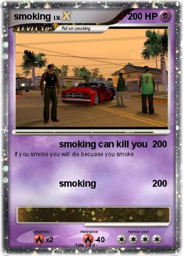 Pokemon smoking