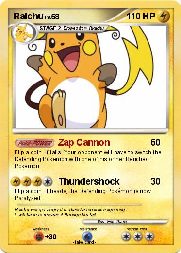 Pokemon Raichu
