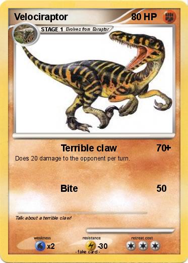 Pokemon Velociraptor