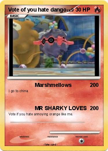 Pokemon Vote of you hate dango