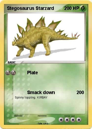 Pokemon Stegosaurus Starzard