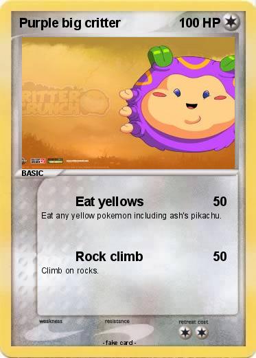 Pokemon Purple big critter