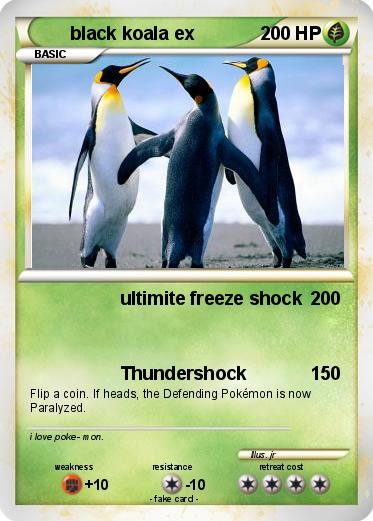 Pokemon black koala ex