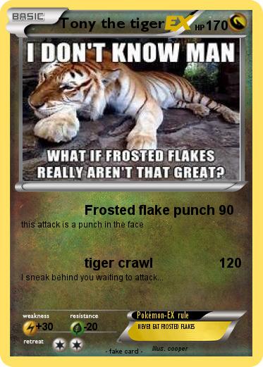 Pokemon Tony the tiger