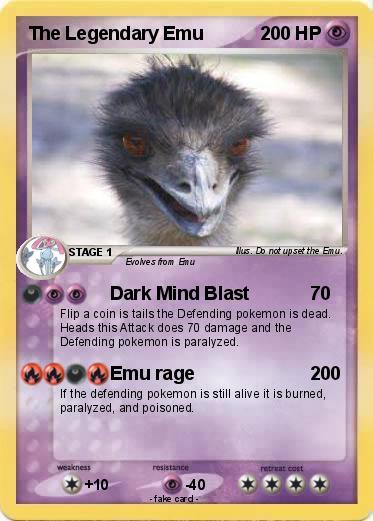 Pokemon The Legendary Emu