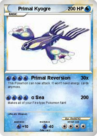 Pokemon Primal Kyogre