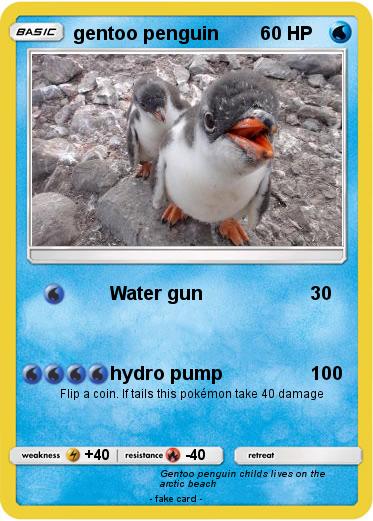 Pokemon gentoo penguin