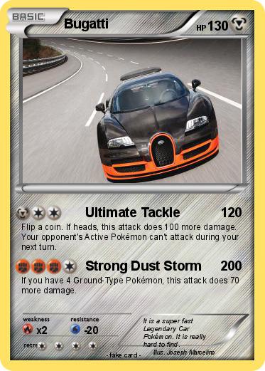 Pokemon Bugatti