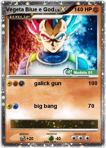 Pokemon Vegeta Blue e God