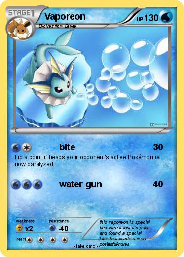 Pokemon Vaporeon