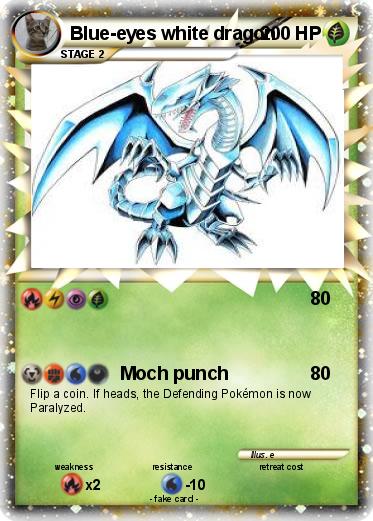 Pokemon Blue-eyes white dragon