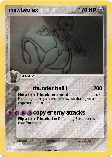 Pokemon mewtwo ex