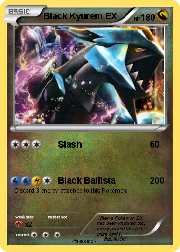 Pokemon Black Kyurem EX