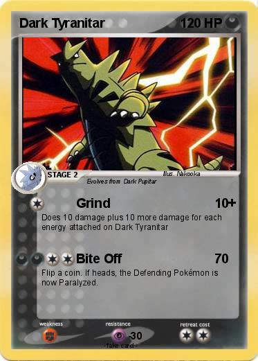 Pokemon Dark Tyranitar