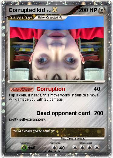Pokemon Corrupted kid