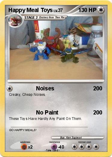 Pokemon Happy Meal Toys