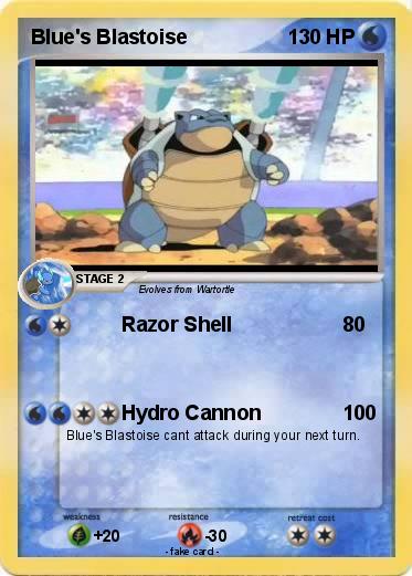 Pokemon Blue's Blastoise