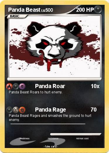Pokemon Panda Beast
