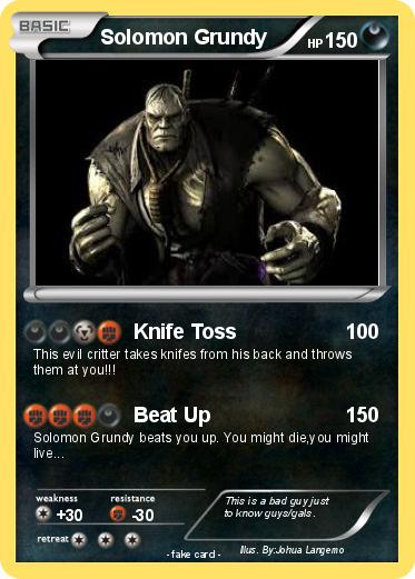 Pokemon Solomon Grundy