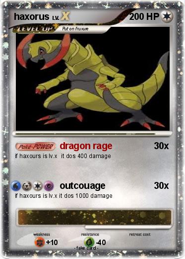 Pokemon haxorus