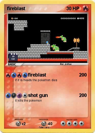 Pokemon fireblast
