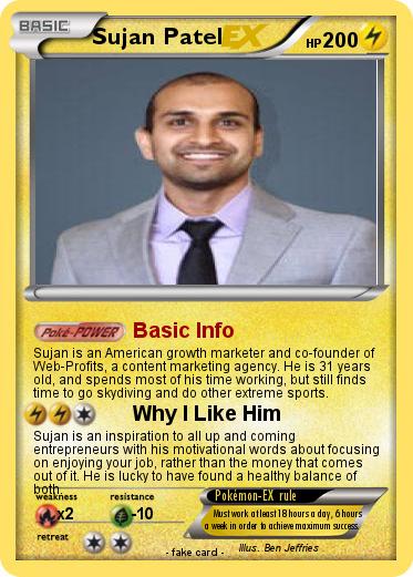 Pokemon Sujan Patel
