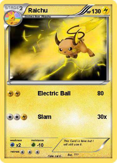 Pokemon Raichu
