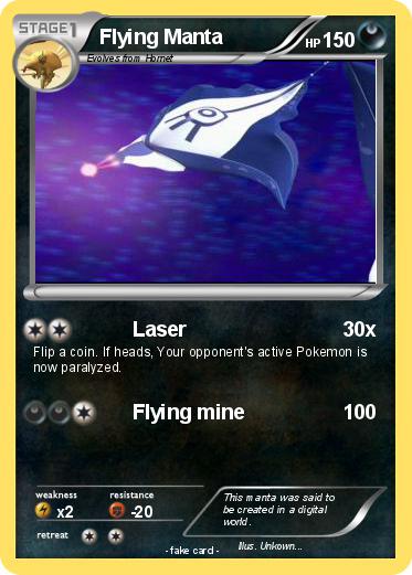 Pokemon Flying Manta