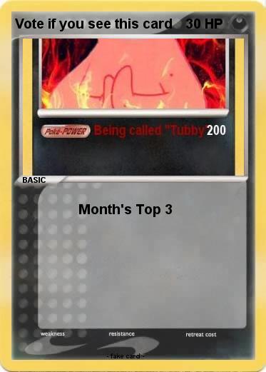 Pokemon Vote if you see this card