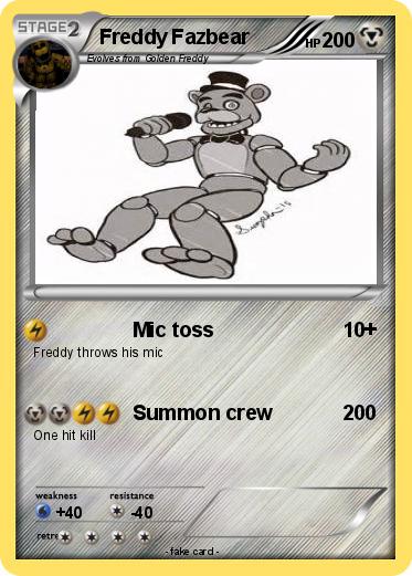 Pokemon Freddy Fazbear