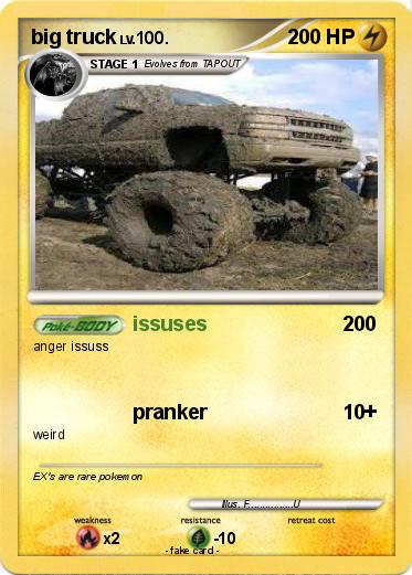 Pokemon big truck