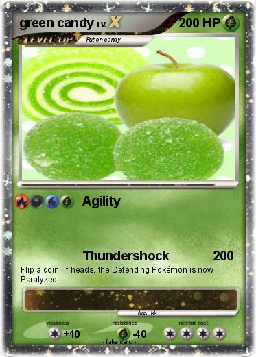 Pokemon green candy