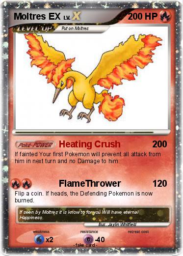 Pokemon Moltres EX