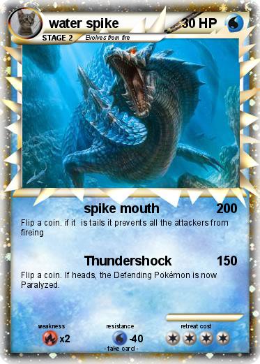Pokemon water spike
