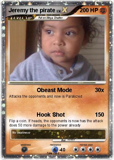Pokemon Jeremy the pirate