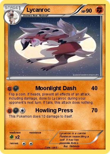 Pokemon Lycanroc
