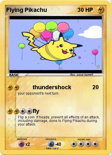 Pokemon Flying Pikachu