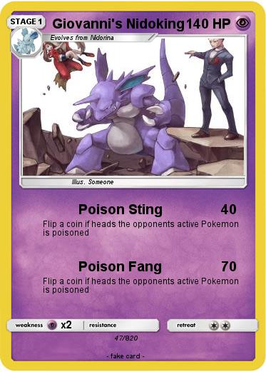 Pokemon Giovanni's Nidoking