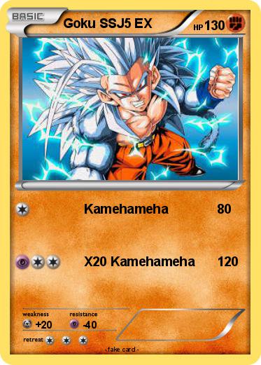 Pokemon Goku SSJ5 EX