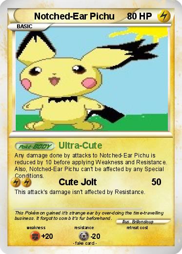Pokemon Notched-Ear Pichu