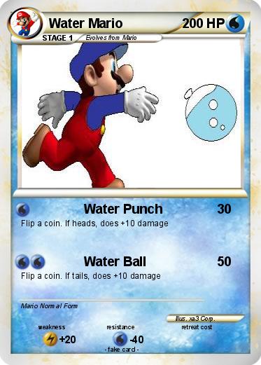 Pokemon Water Mario