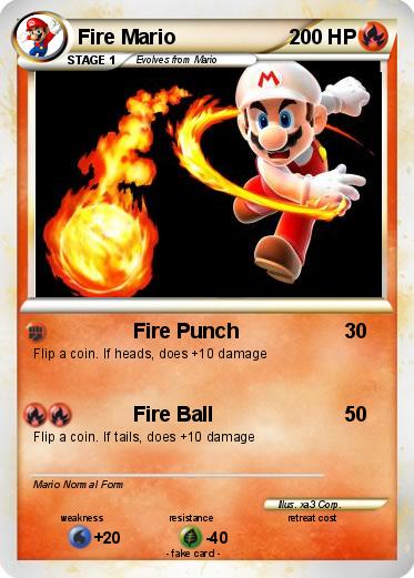 Pokemon Fire Mario
