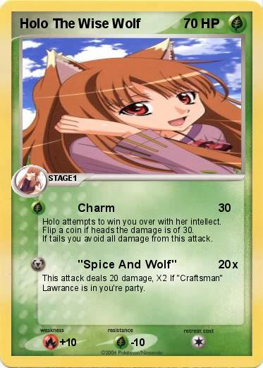 Pokemon Holo The Wise Wolf